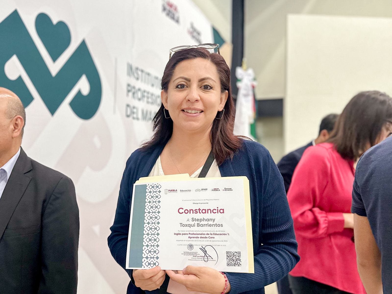 Fortalece IPMP confianza docente con entrega de constancias